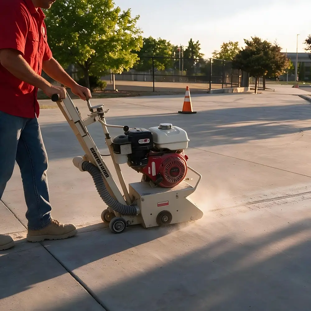mixan-mudjacking-concrete-grinding-parking-lot - Mixan Mudjacking