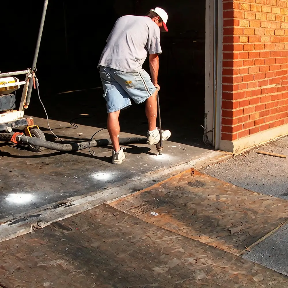 mixan-mudjacking-garage - Mixan Mudjacking
