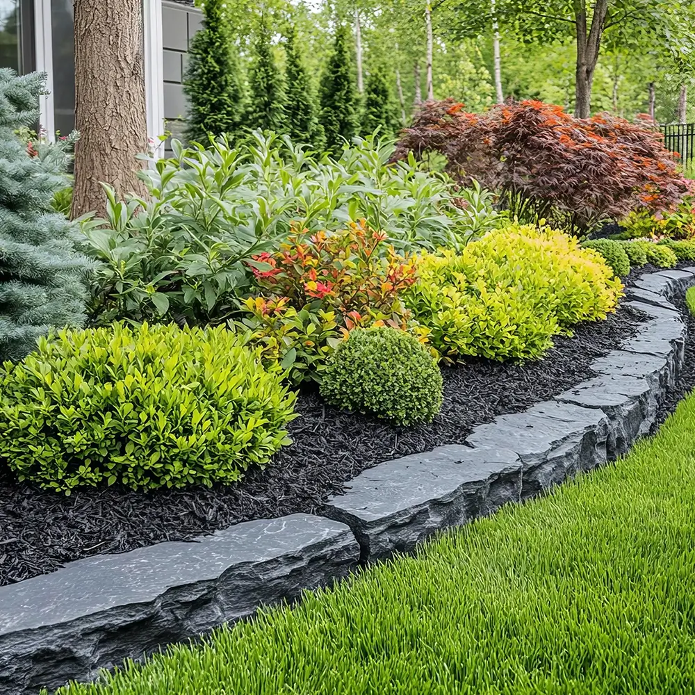 mixan-mudjacking-landscaping-flower-bed - Mixan Mudjacking